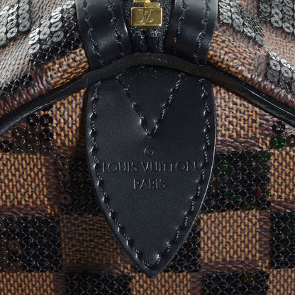 Louis Vuitton Damier Paillettes Speedy 30 Black 8 of 8