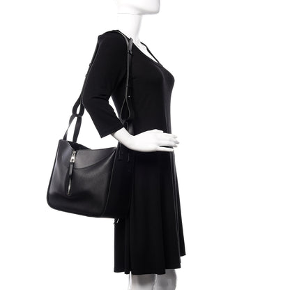 Loewe Calfskin Small Hammock Shoulder Bag Black 2 of 9