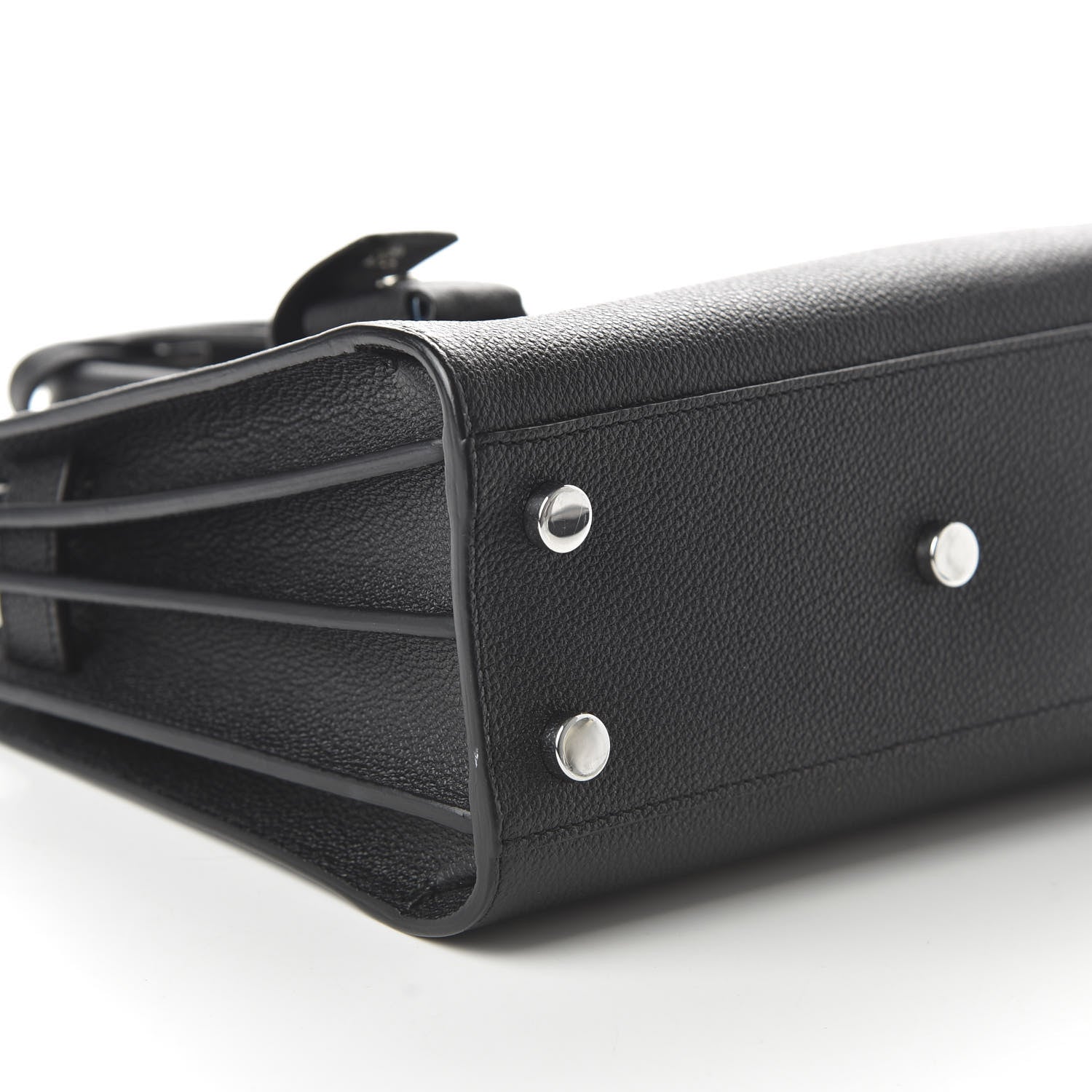 Saint Laurent Grained Calfskin Nano Sac De Jour Black 6 of 10