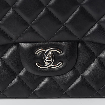 Chanel Lambskin Quilted Maxi Single Flap Black 8 of 13