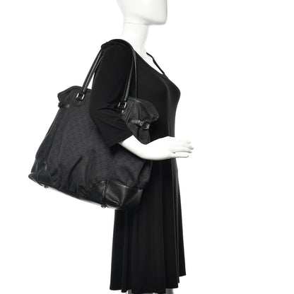 Gucci Monogram Full Moon Tote Black 2 of 9