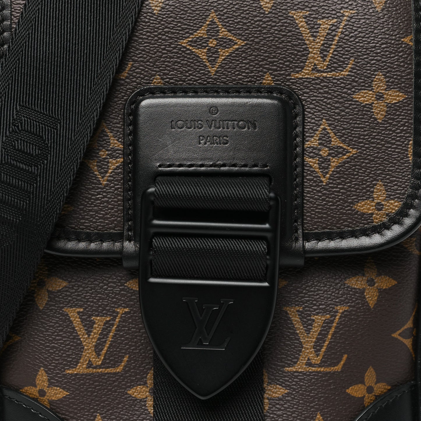 Monogram Macassar Archy Messenger PM