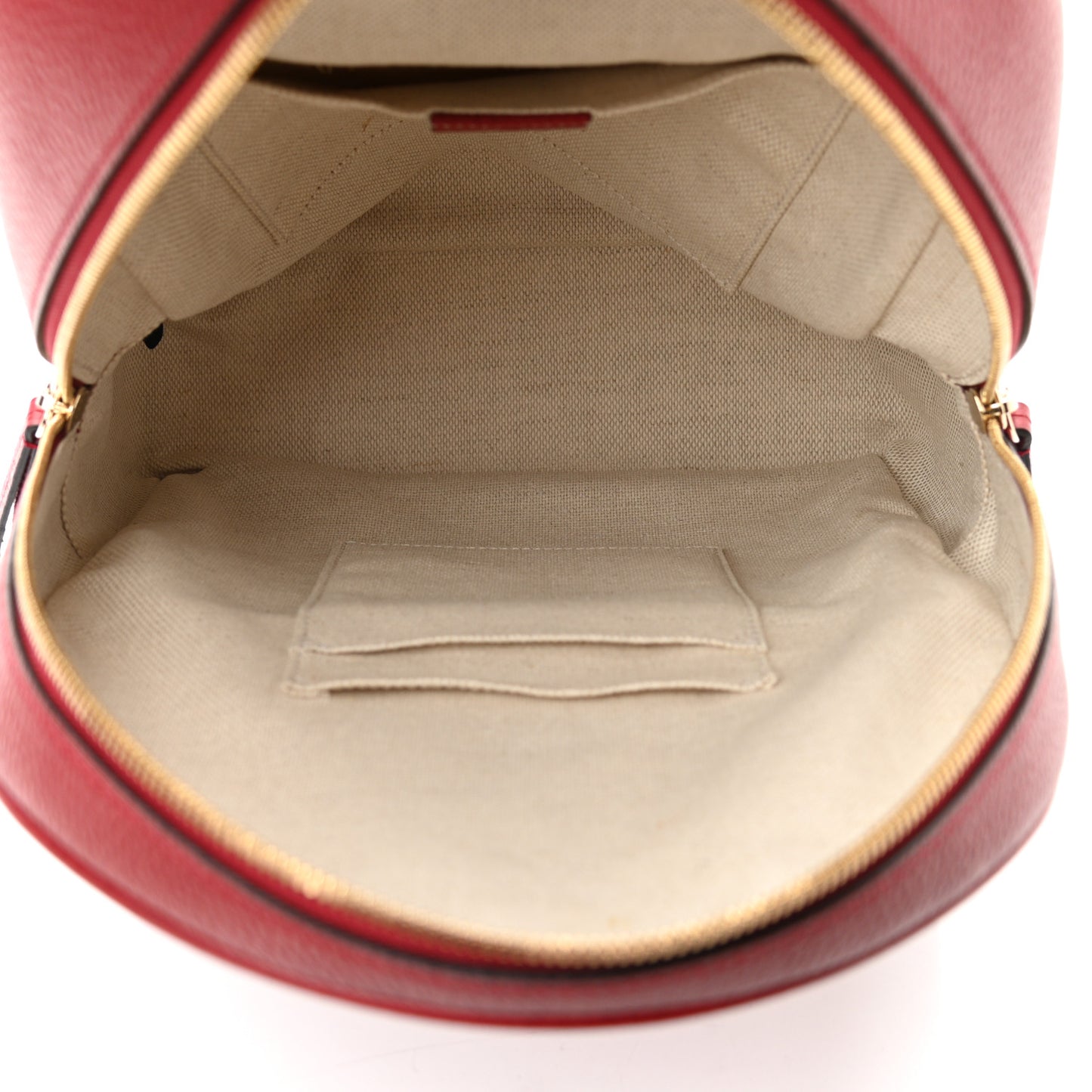 Pebbled Calfskin Soho Chain Backpack Hibiscus Red