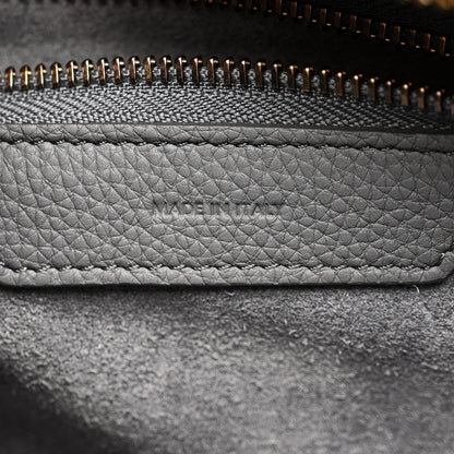 Celine Baby Drummed Calfskin Micro Luggage Kohl 5 of 9