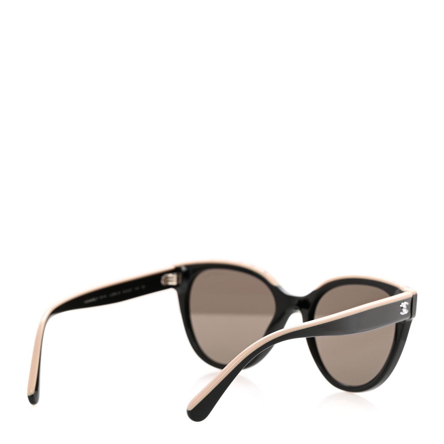 Chanel Acetate CC Butterfly Sunglasses 5414 Black Beige 4 of 8