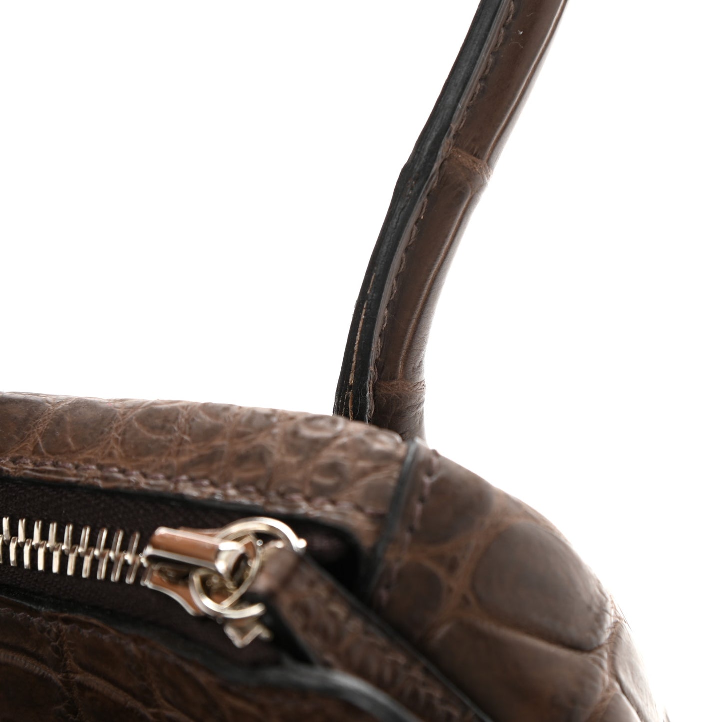 Matte Niloticus Crocodile Lindy 30 Chocolate