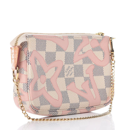 Louis Vuitton Damier Azur Tahitienne Mini Pochette Accessories 3 of 13