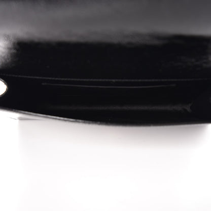 Saint Laurent Textured Patent Monogram Large Belle De Jour Clutch Black 5 of 9