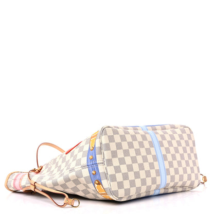 Louis Vuitton Damier Azur Summer Trunks Neo Neverfull MM 4 of 10
