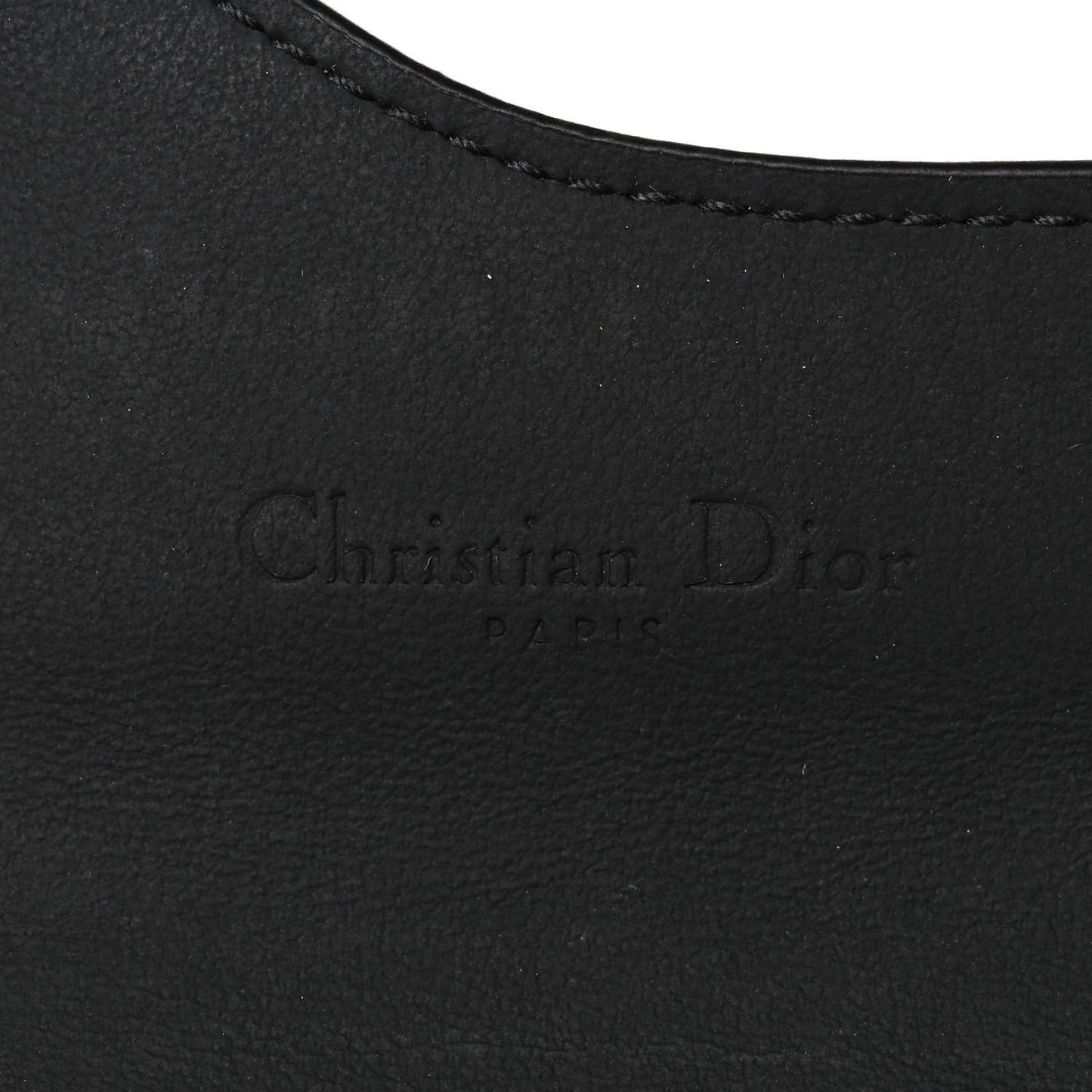 Ultra Matte Calfskin Saddle Card Holder Black