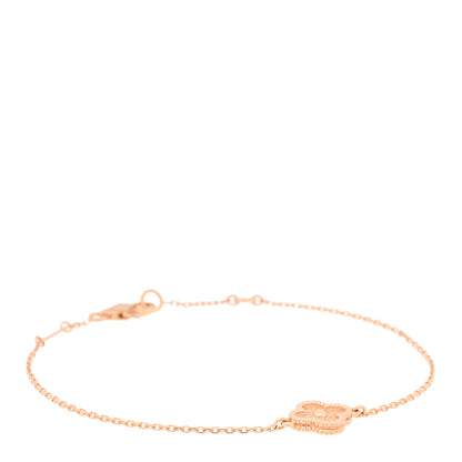 Van Cleef & Arpels 18K Rose Gold Sweet Alhambra Bracelet 1 of 4