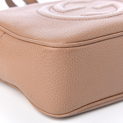 Gucci Pebbled Calfskin Small Soho Disco Bag Camelia 8 of 10