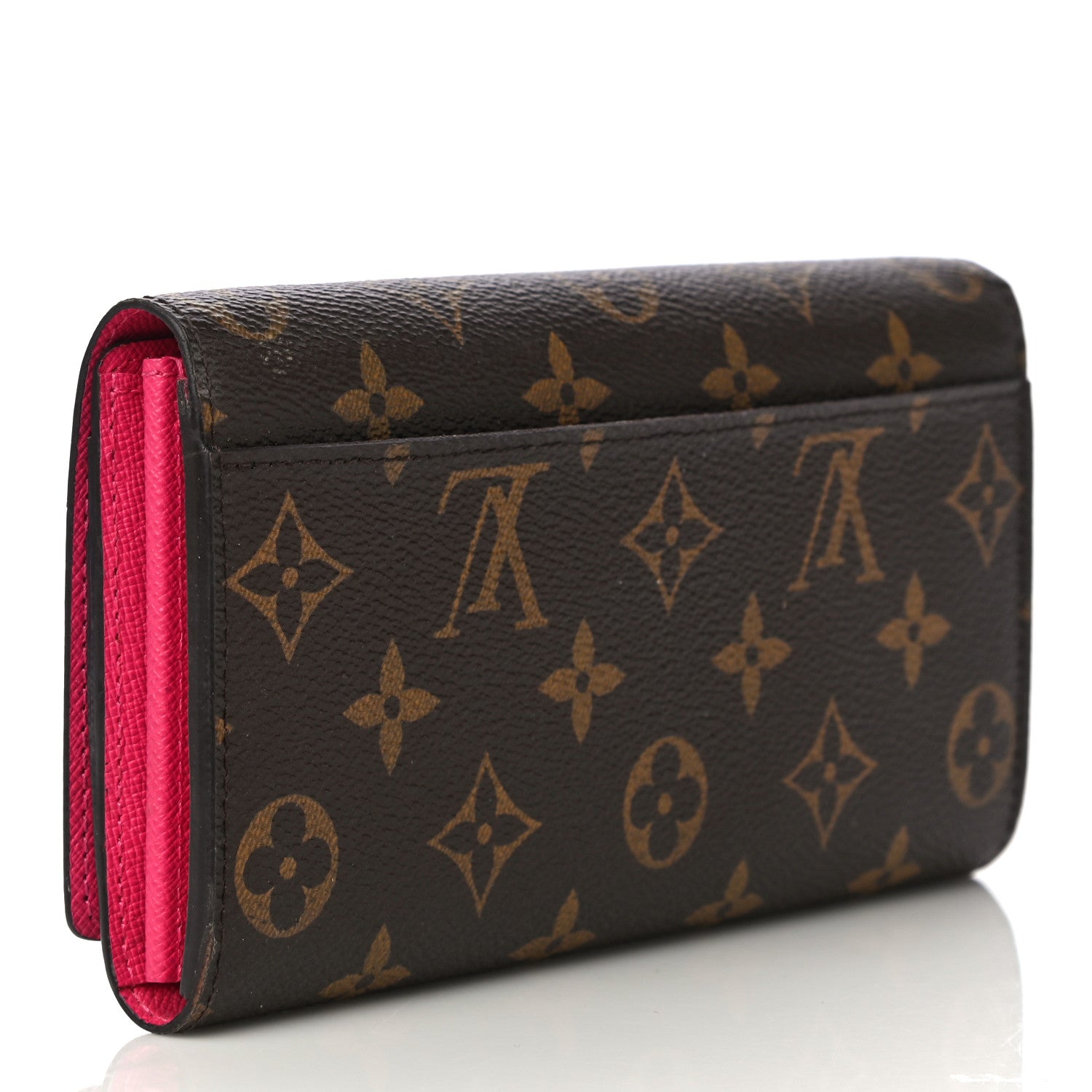Louis Vuitton Monogram 2015 Christmas Animation Sarah Wallet Hibiscus 3 of 13