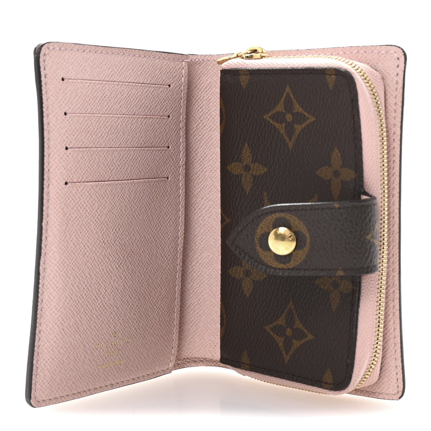 Monogram Juliette Wallet Rose Ballerine