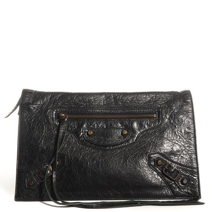 Balenciaga Agneau Classic Hardware Pochette Black 1 of 10