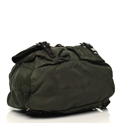 Prada Nylon Vela Medium Backpack Green 4 of 12