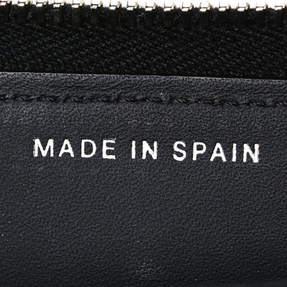 Chanel Patent Quilted Small Zip Around Wallet Black 7 of 9