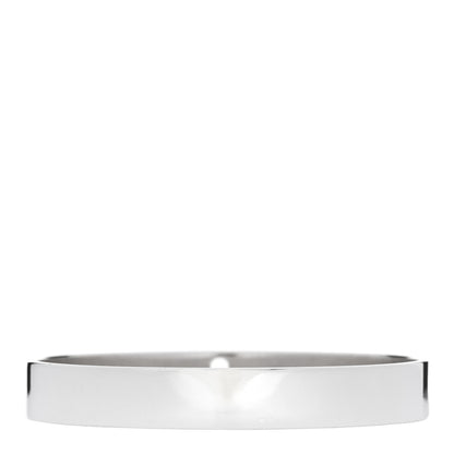 Tiffany Sterling Silver Diamond Narrow Locks Bangle Bracelet 2 of 3