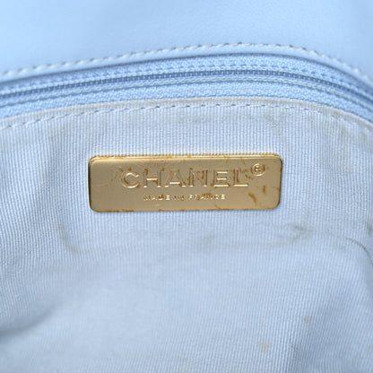 Chanel Lambskin Quilted Medium Chanel 19 Flap Light Blue 6 of 12