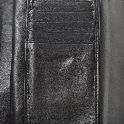 Miu Miu Nappa Matelasse Tri-Fold Flap Wallet Black 9 of 11