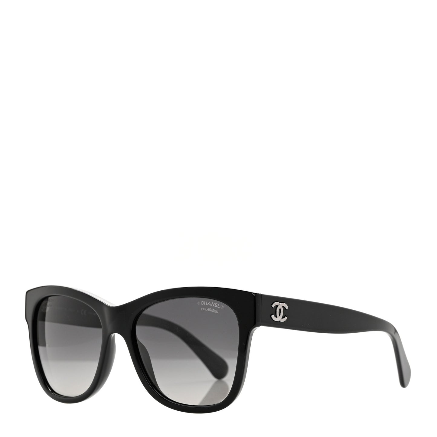 Acetate Square CC Sunglasses 5380 Black