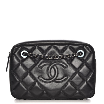 Chanel Calfskin Quilted Small Ballerine Camera Case Black 1 of 8