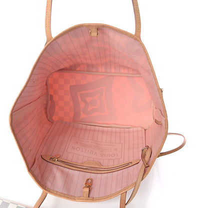 Louis Vuitton Damier Azur Tahitienne Neverfull MM 5 of 10