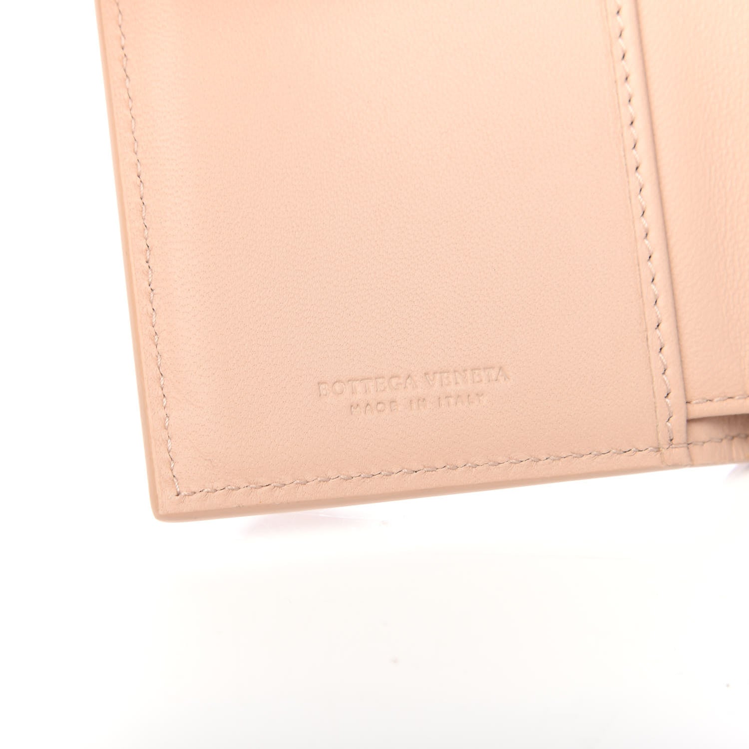 Bottega Veneta Nappa Intrecciato French Flap Wallet Flamingo 7 of 7