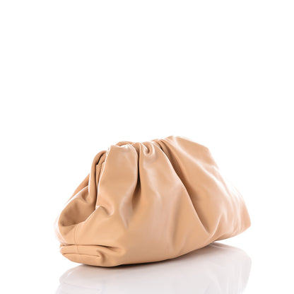 Bottega Veneta Smooth Butter Calf The Pouch Oversized Clutch Nude 2 of 8