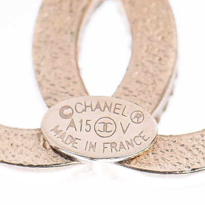 Chanel Crystal CC Earrings Gold 5 of 6