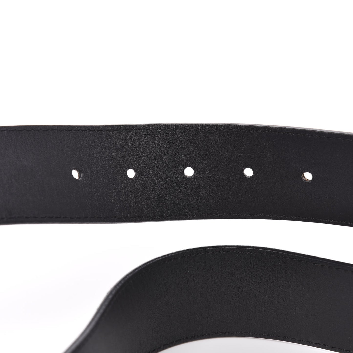 Calfskin Monogram 40mm LV Initiales Reversible Belt 85 34 Black