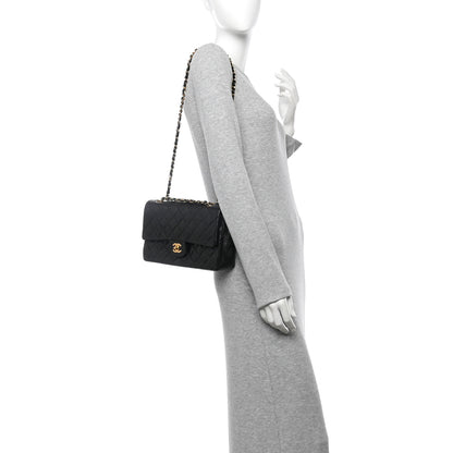 Chanel Lambskin Quilted Medium Double Flap Black 2 of 11