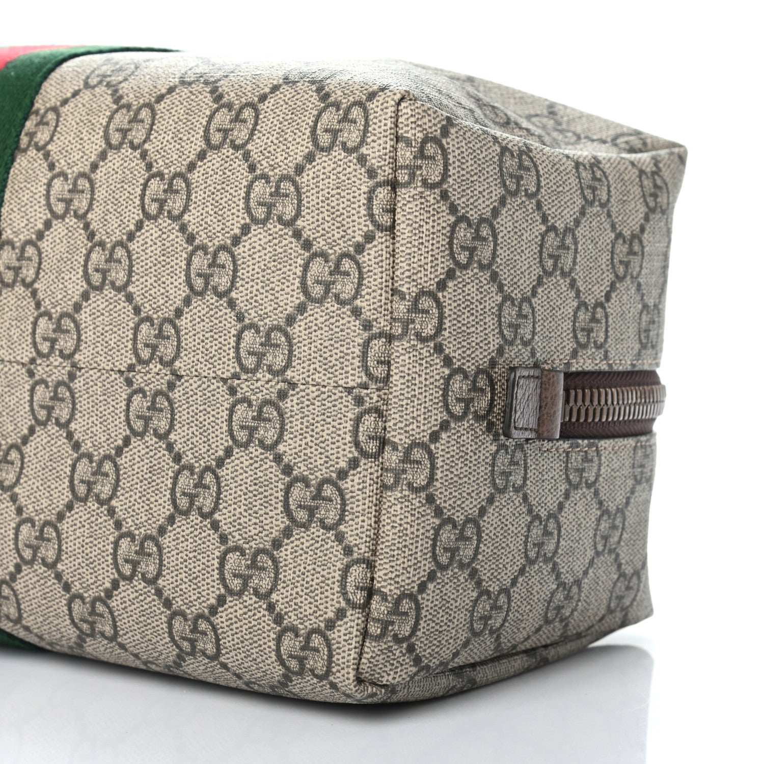 Gucci GG Supreme Monogram Web Ophidia Toiletry Case Beige 9 of 9