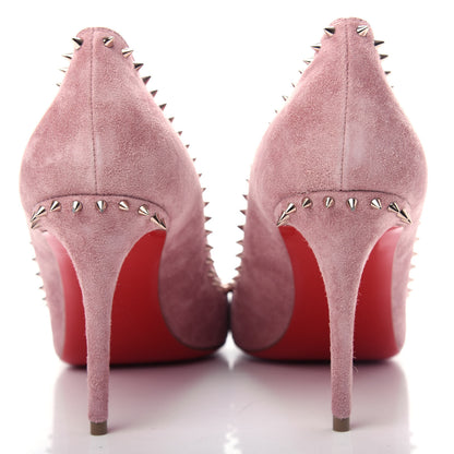 Christian Louboutin Veau Velours Anjalina 85 Pumps 41 Pink Bronze 7 of 10