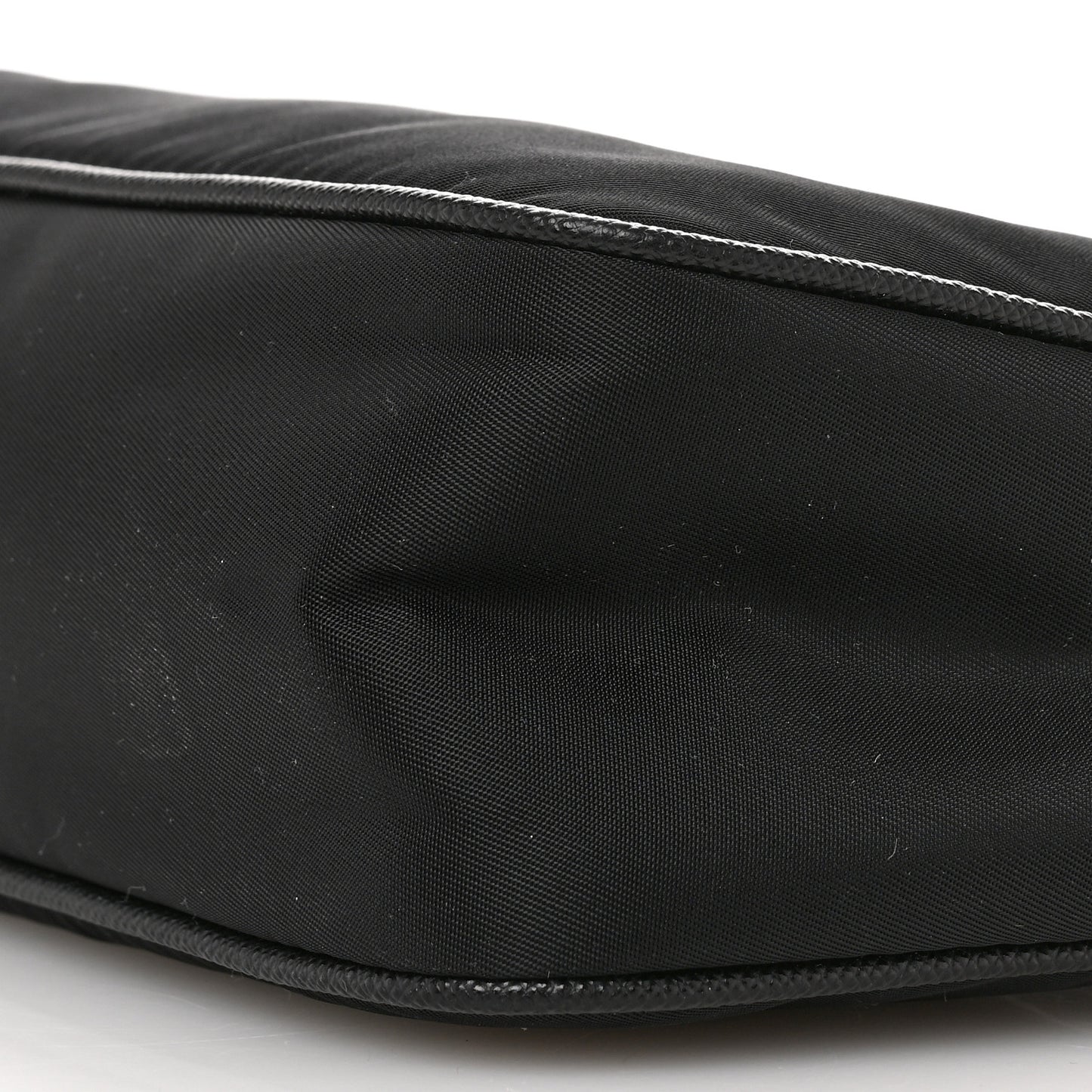 Tessuto Nylon Saffiano Mini Re-Edition 2005 Bag Black
