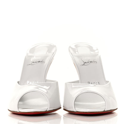 Christian Louboutin Patent Me Dolly 100 Sandals 40 White 2 of 9