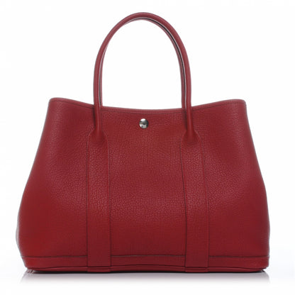 Hermes Fjord Garden Party Tote 36 MM Rouge Garance 1 of 8