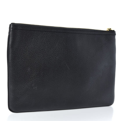Gucci Calfskin Large Ophidia Pouch Clutch Black 3 of 10