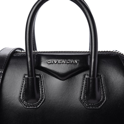 Givenchy Shiny Lord Calfskin Mini Antigona Black 10 of 10