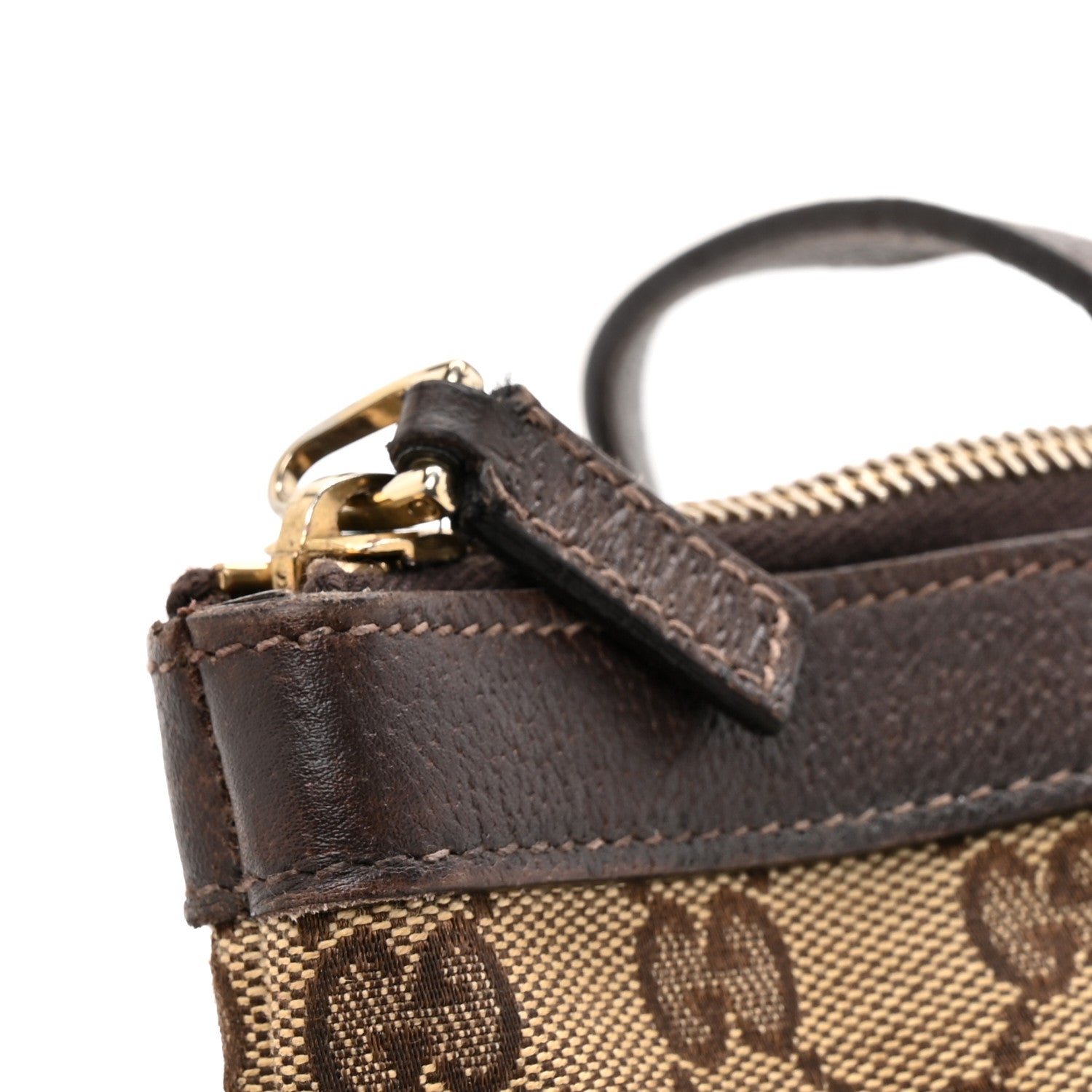 Gucci Monogram Medium Abbey Tote Brown 16 of 17
