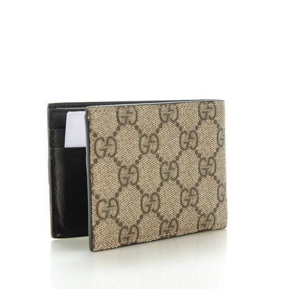 Gucci GG Supreme Monogram Jolly Bi-Fold Wallet Dark Brown 3 of 7