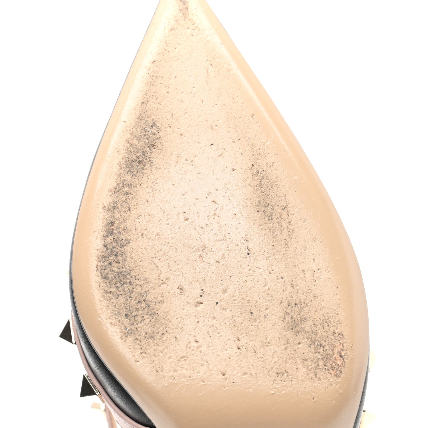 Valentino Garavani Nappa Rockstud Ankle Strap Pumps 35 Black Poudre 7 of 9