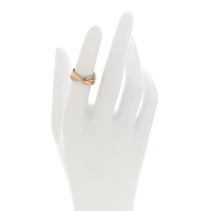 Cartier 18K Pink Yellow White Gold Small Trinity Ring 50 5.25 2 of 4