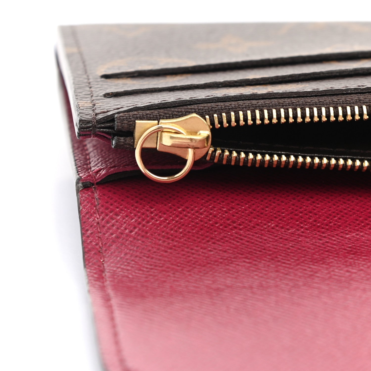 Louis Vuitton Monogram Emilie Wallet Fuchsia 9 of 9
