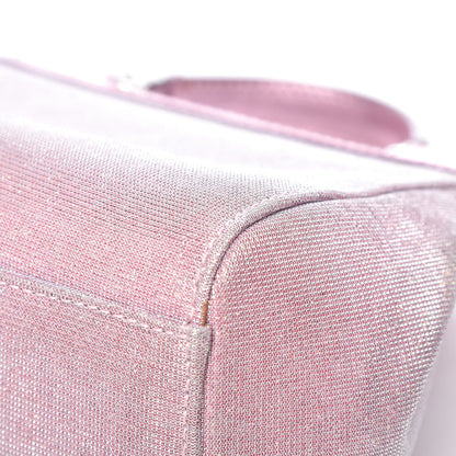 Dolce & Gabbana Metallic Lurex Fabric Crystal Mini Miss Sicily Shoulder Bag Pink 10 of 11