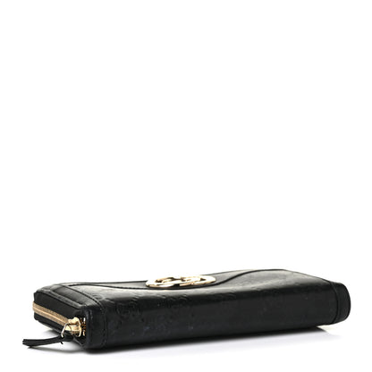 Gucci Guccissima Sukey Zip Around Wallet Black 4 of 8