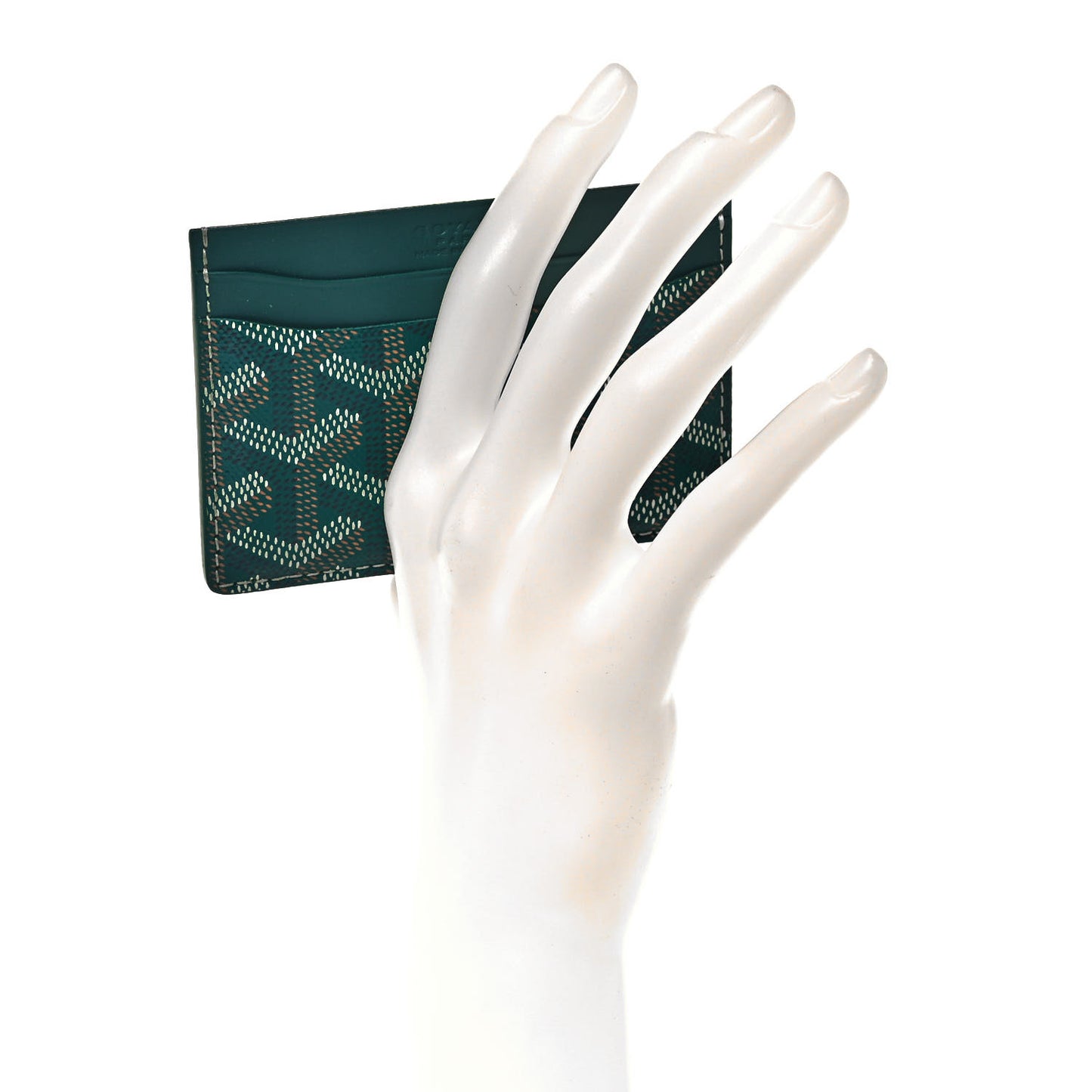 Goyardine Saint Sulpice Card Holder Green