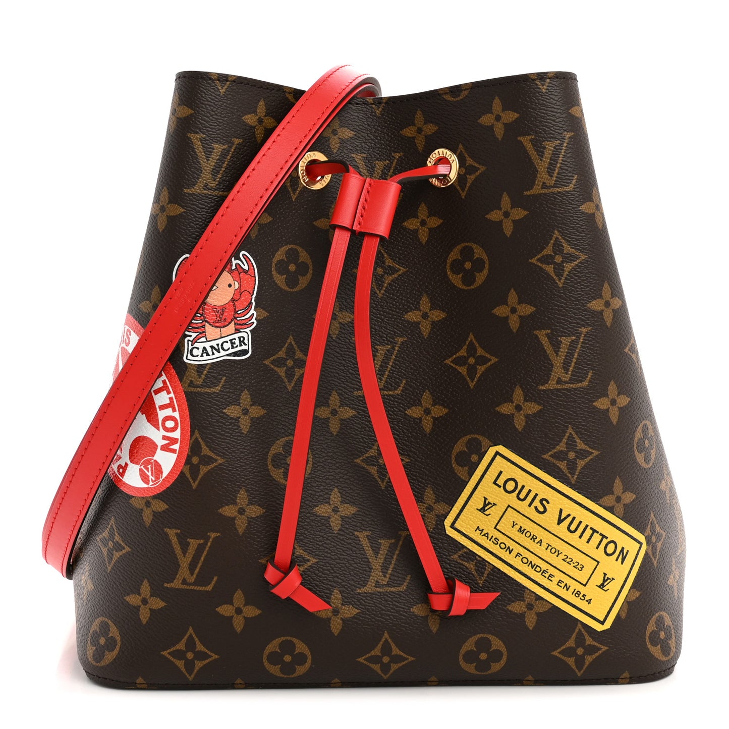 Monogram My LV World Tour Neonoe Coquelicot