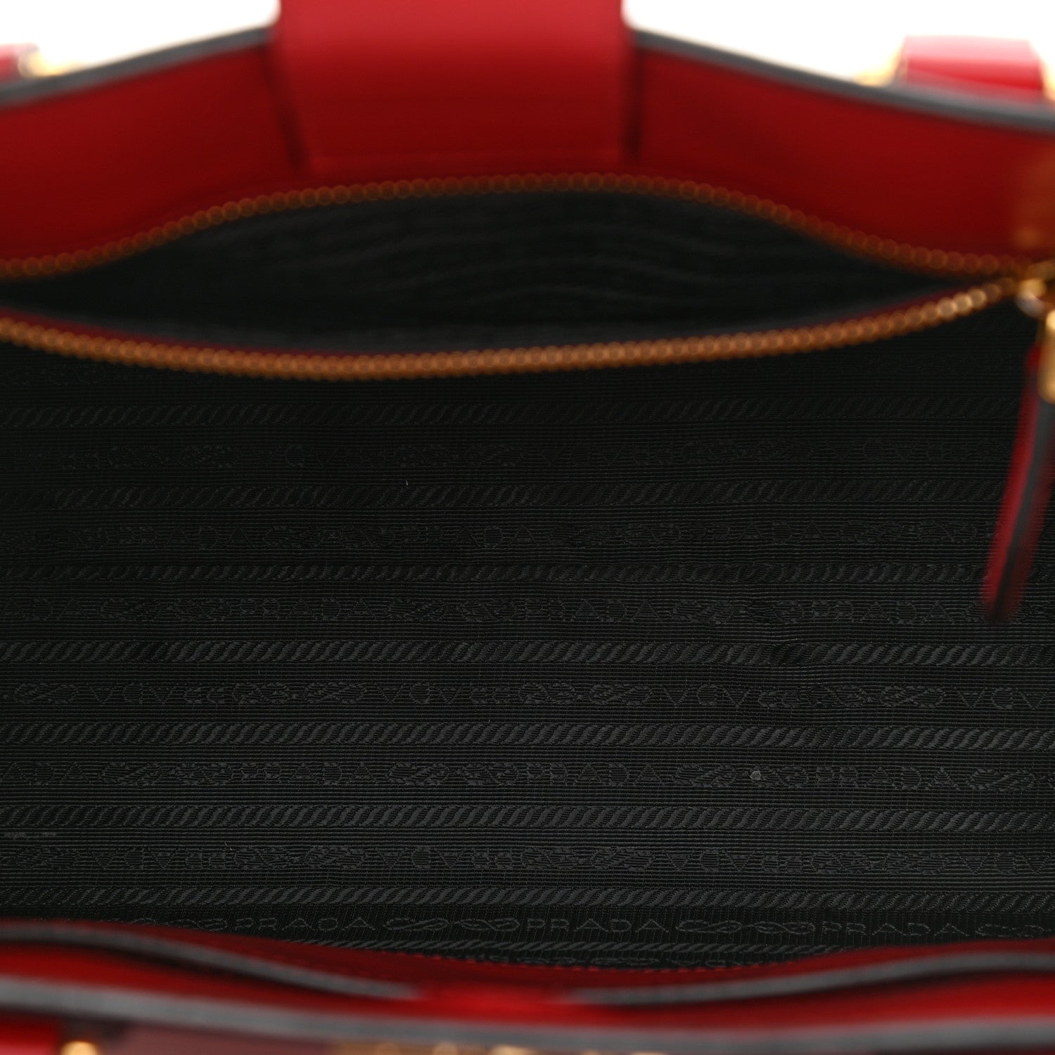 Prada Saffiano Soft Tote Fuoco 5 of 10