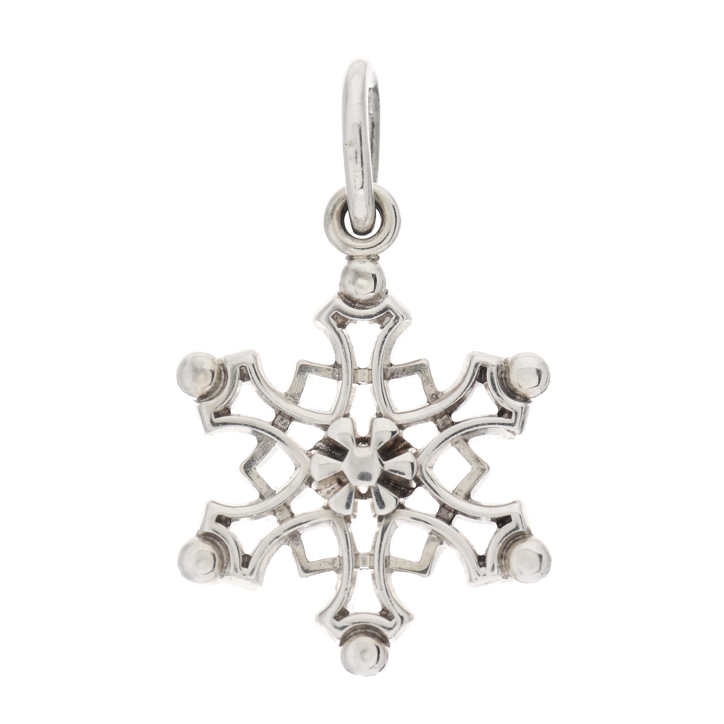 Sterling Silver Snowflake Charm